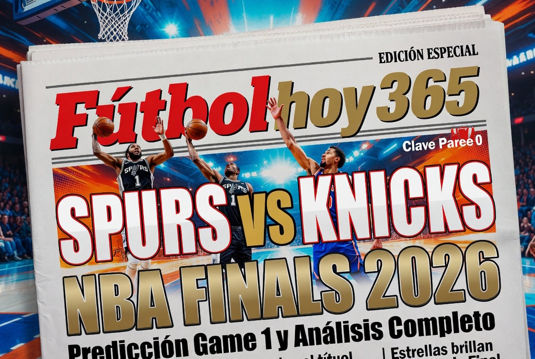 Spurs vs Knicks NBA Finals 2026 Predicción Game 1 y Análisis Completo