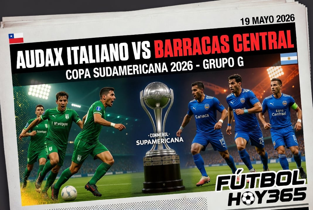 Audax Italiano vs Barracas Central Copa Sudamericana 2026
