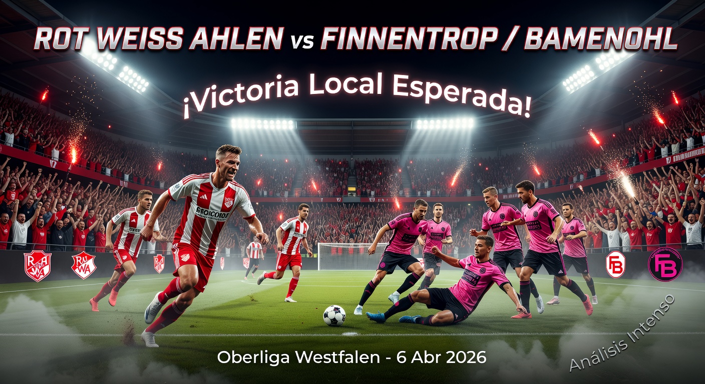 Rot Weiss Ahlen vs Finnentrop / Bamenohl Pronóstico / Prediction