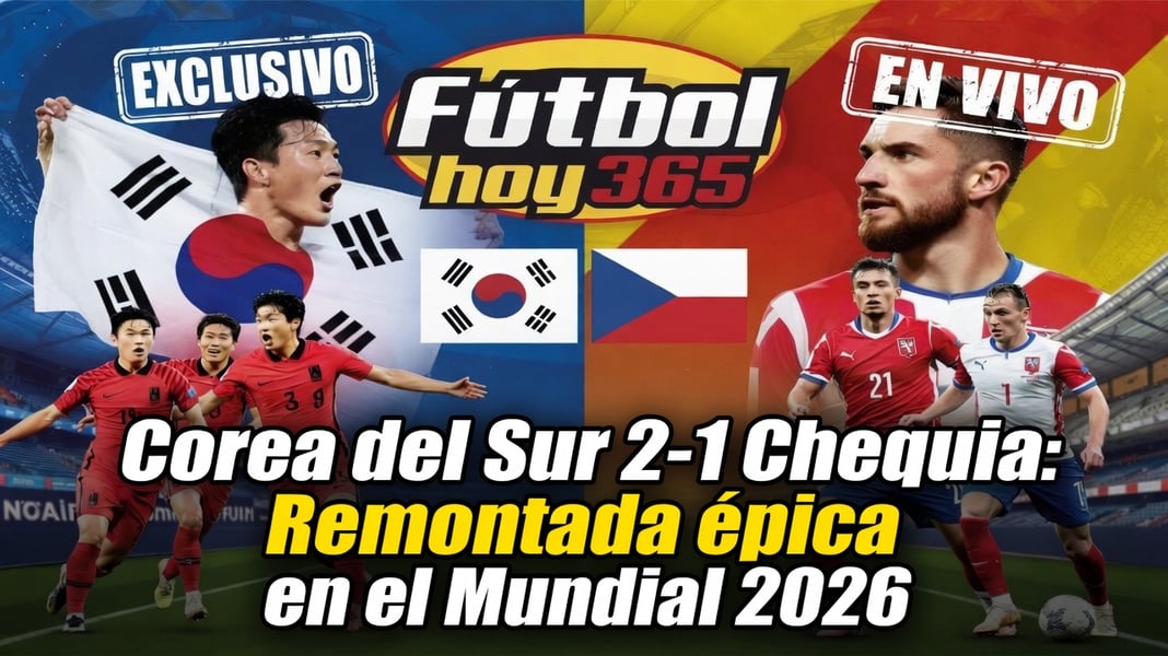 Corea del Sur 2-1 Chequia Remontada épica en el Mundial 2026