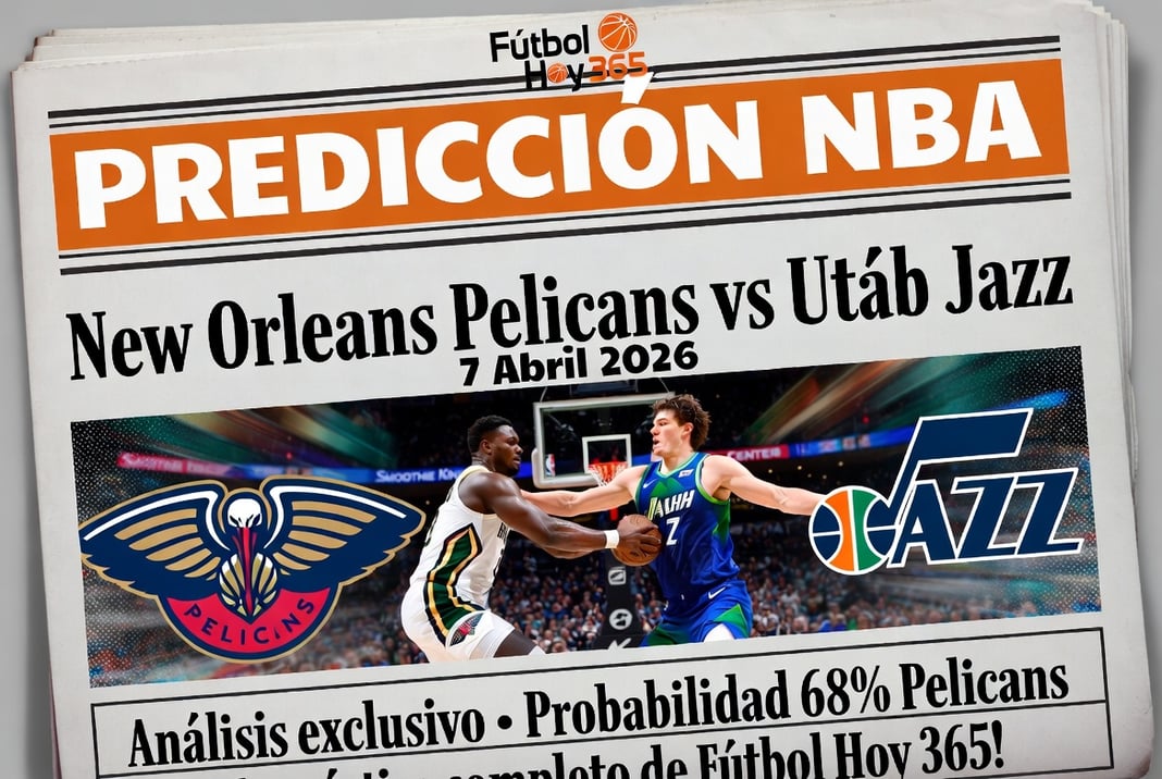 Predicción NBA New Orleans Pelicans vs Utah Jazz 7 Abril 2026