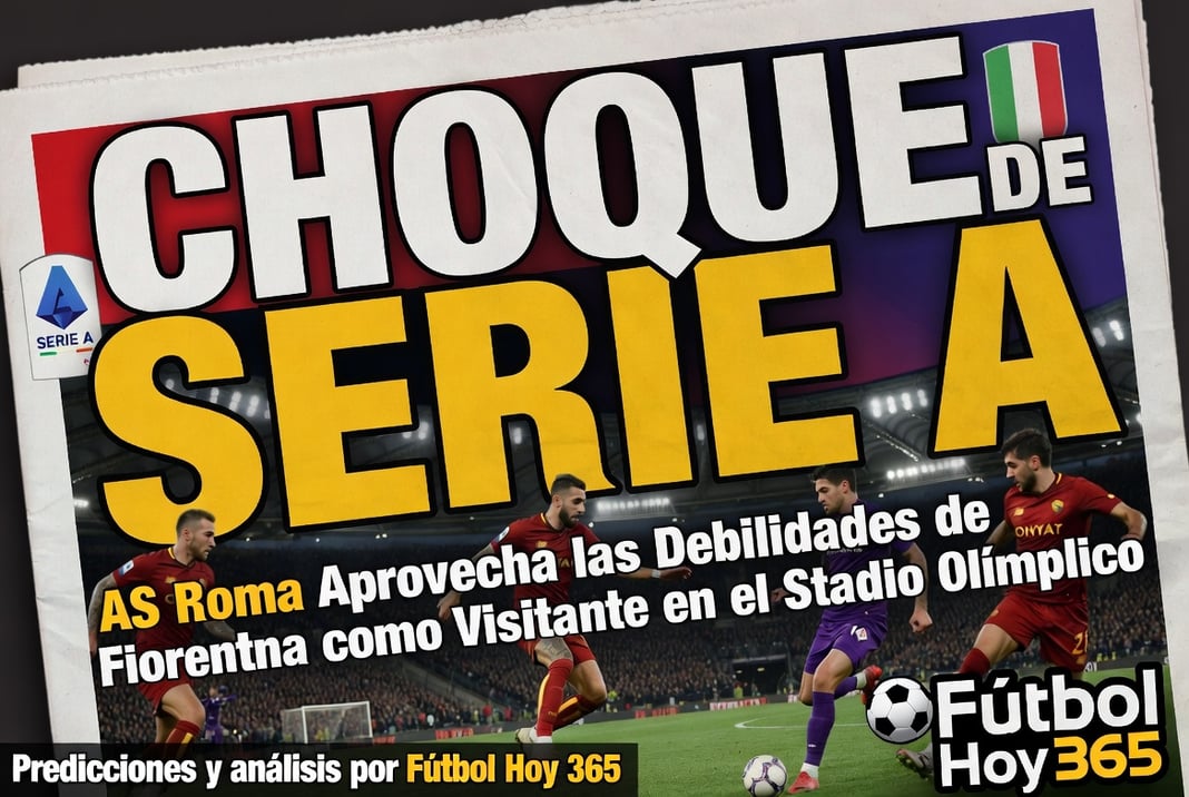 Choque de Serie A AS Roma Aprovecha las Debilidades de Fiorentina como Visitante en el Stadio Olímpico