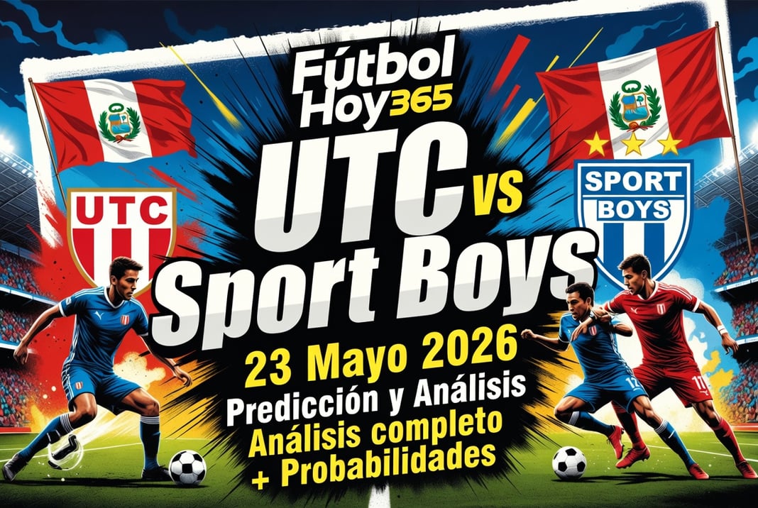 UTC vs Sport Boys 23 Mayo 2026 Prediccion y Analisis
