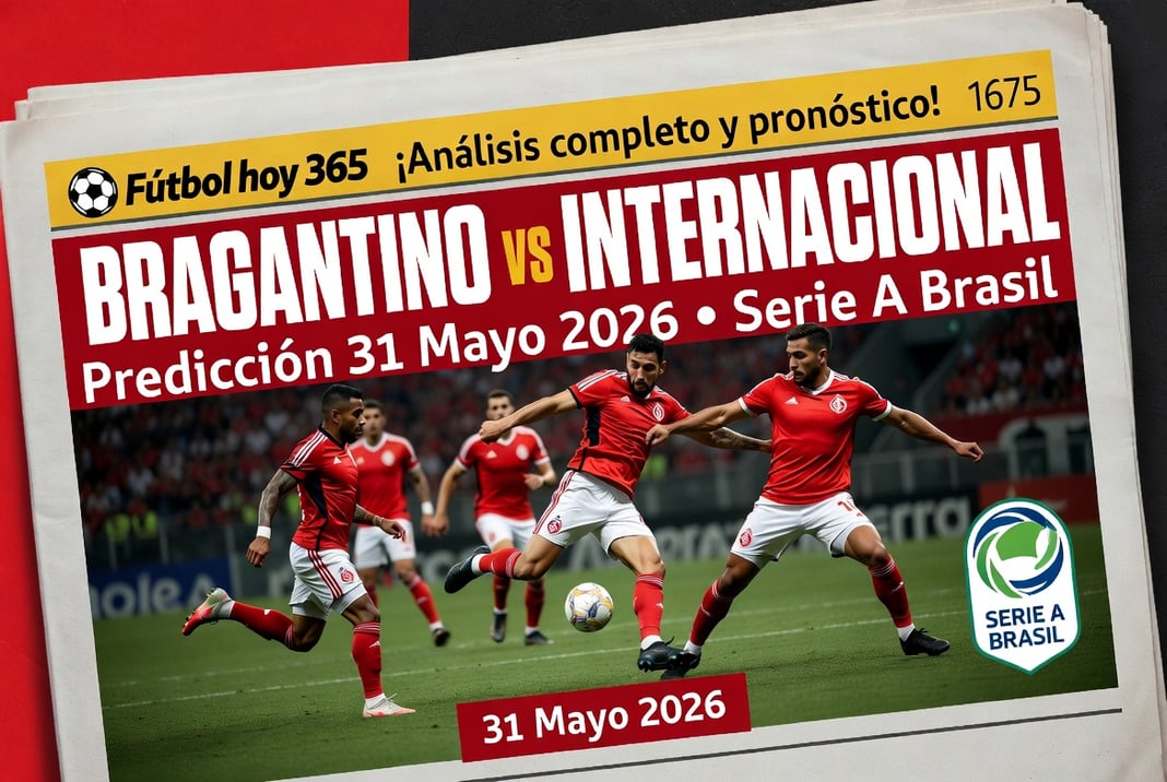 Bragantino vs Internacional Prediccion 31 Mayo 2026 Serie A Brasil