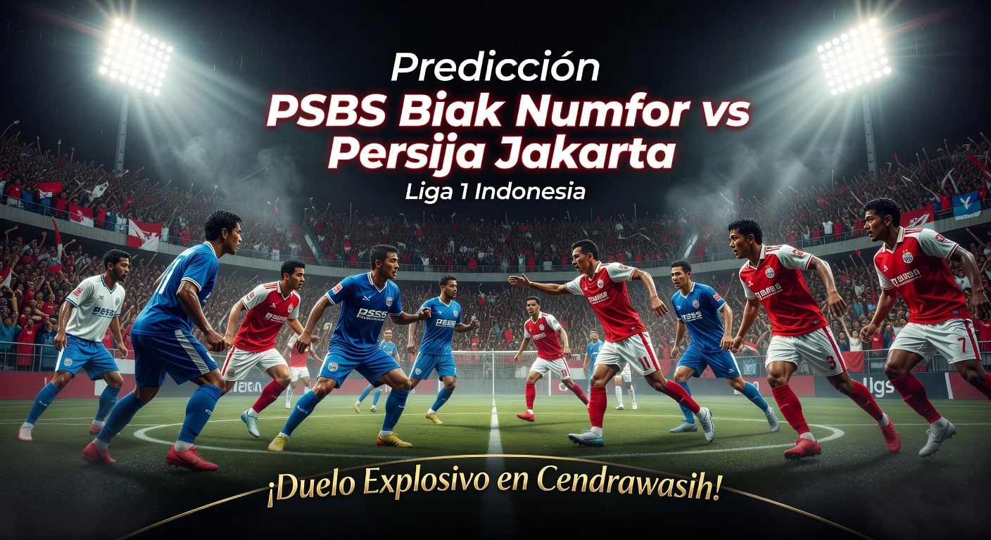 PSBS Biak Numfor vs Persija Pronóstico / Prediction