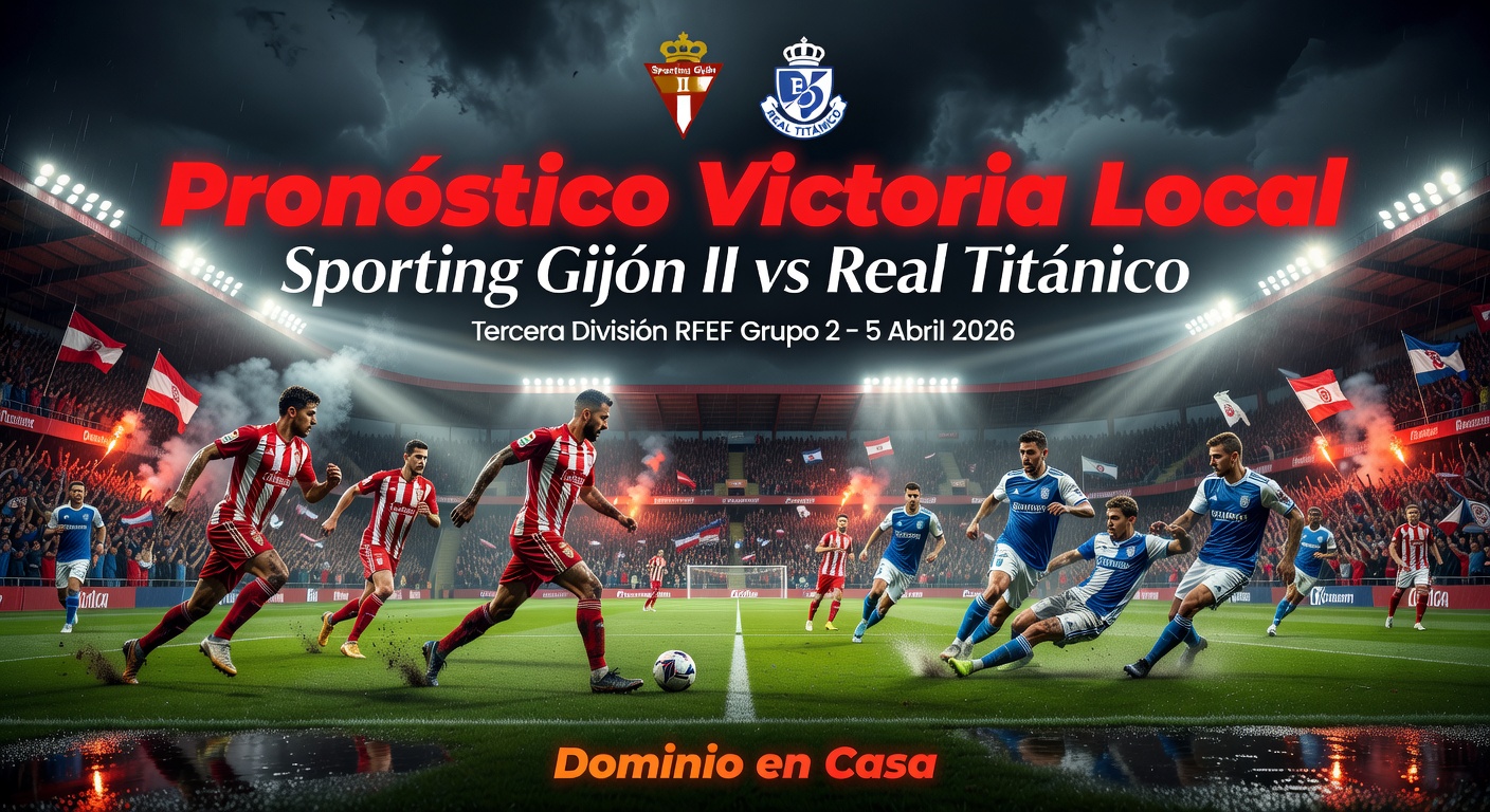 Sporting Gijón II vs Real Titánico Pronóstico / Prediction