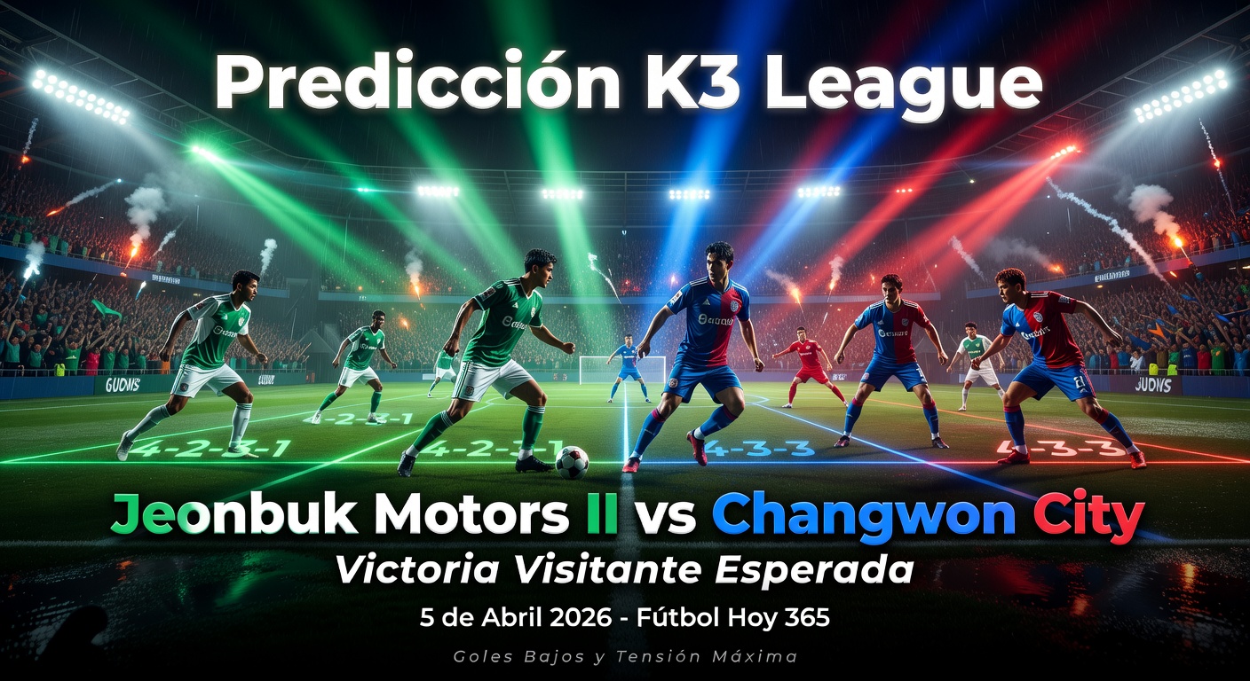 Jeonbuk Motors II vs Changwon City Pronóstico / Prediction