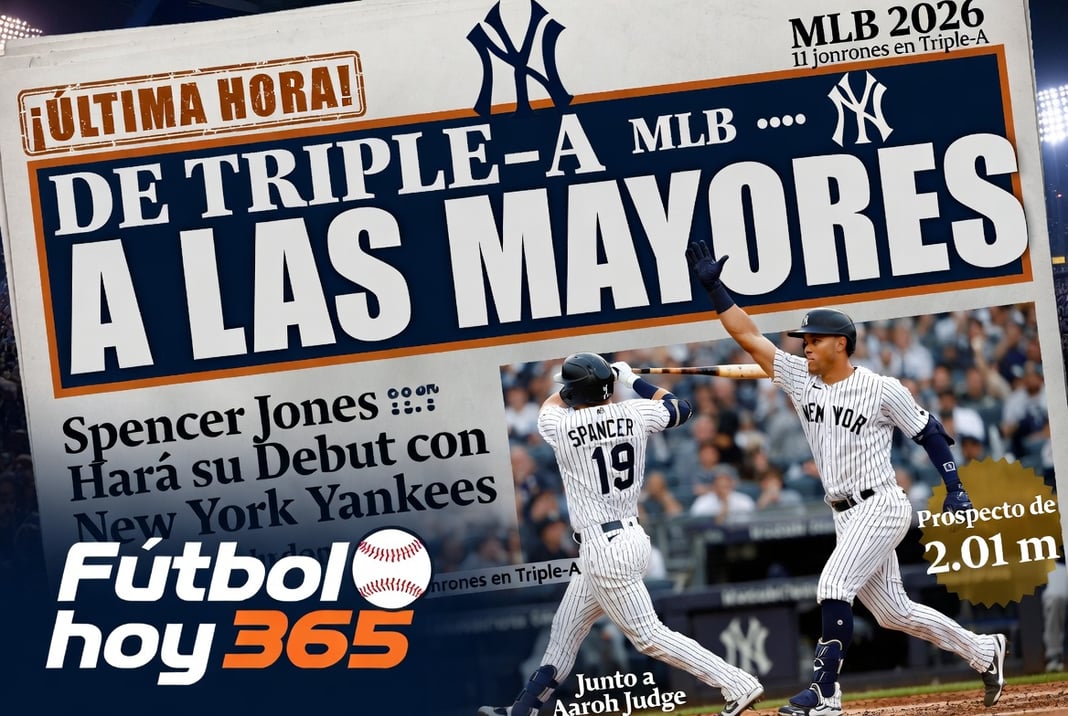 De Triple-A a las Mayores Spencer Jones Hará su Debut con New York Yankees