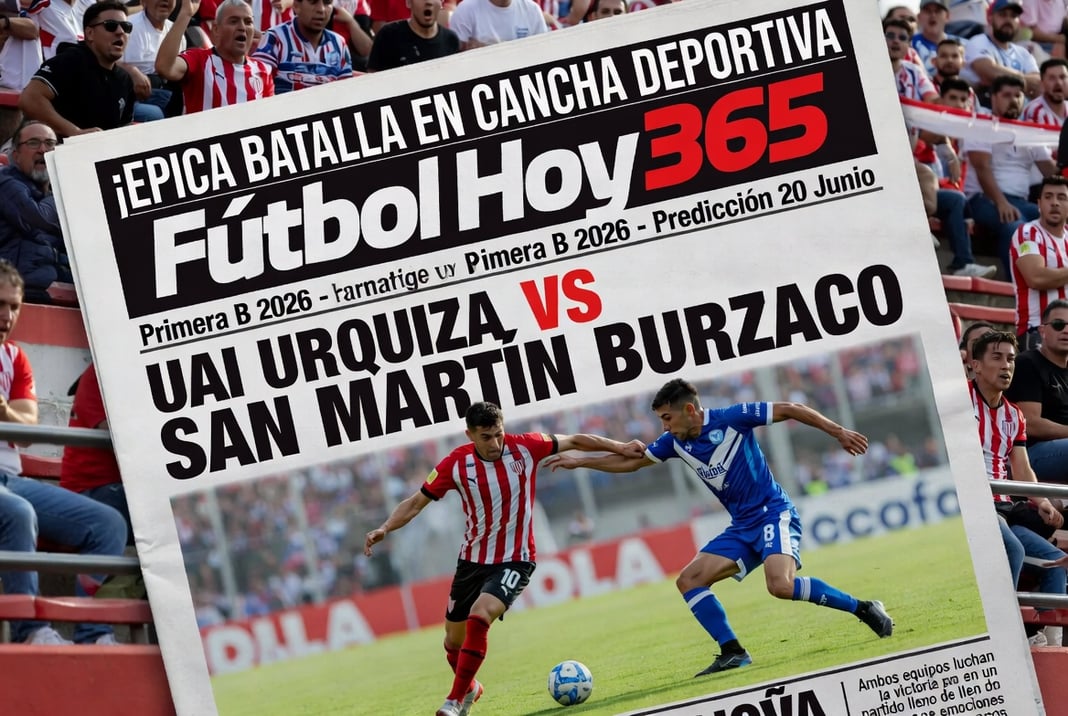 UAI Urquiza vs San Martin Burzaco Primera B 2026 Prediccion 20 Junio