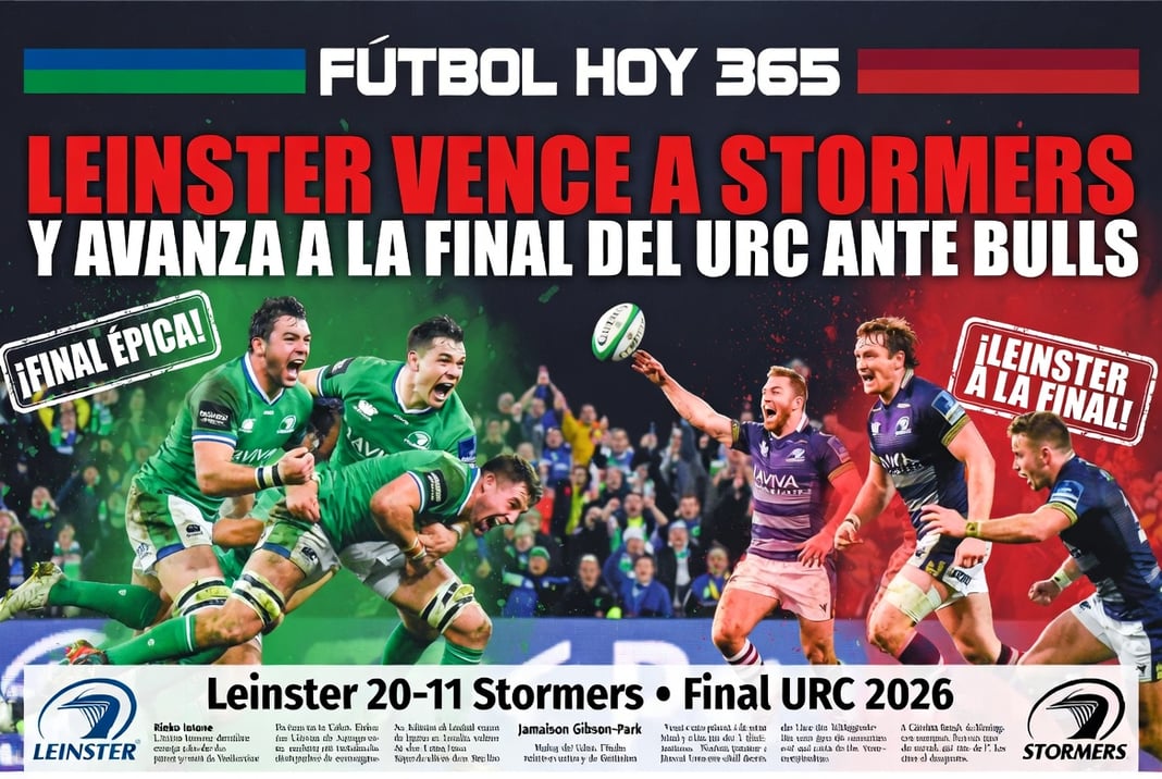 Leinster vence a Stormers y avanza a la final del URC ante Bulls