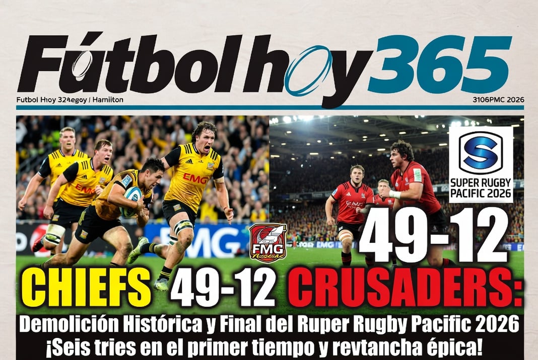 Chiefs 49-12 Crusaders Demolición Histórica y Final del Super Rugby Pacific 2026