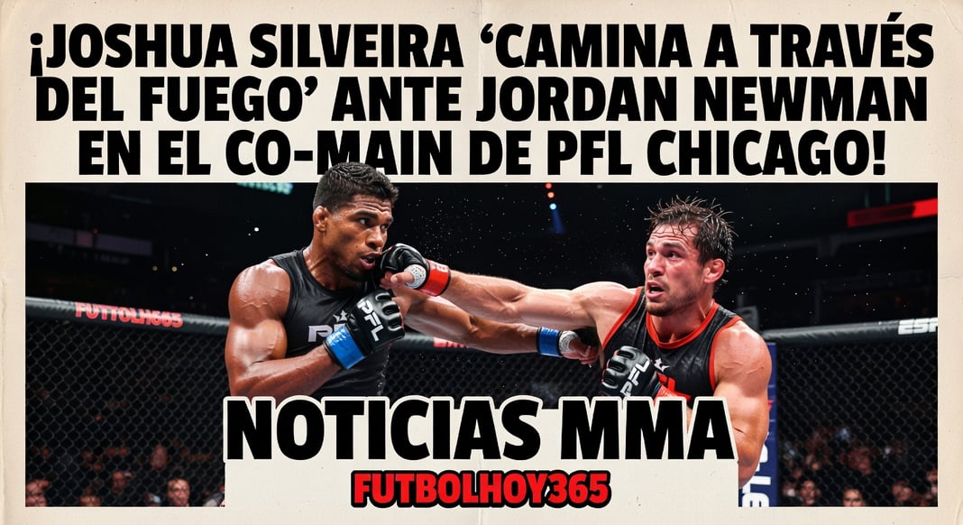 Joshua Silveira 'Camina a Través del Fuego' Ante Jordan Newman en el Co-Main Event de PFL Chicago