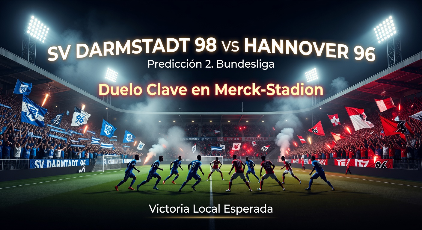 SV Darmstadt 98 vs Hannover 96 Pronóstico / Prediction