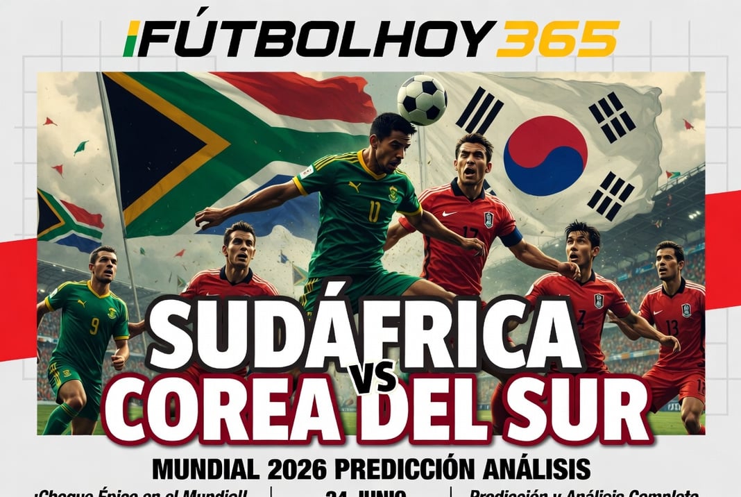 Sudáfrica vs Corea del Sur Mundial 2026 Predicción Análisis 24 Junio