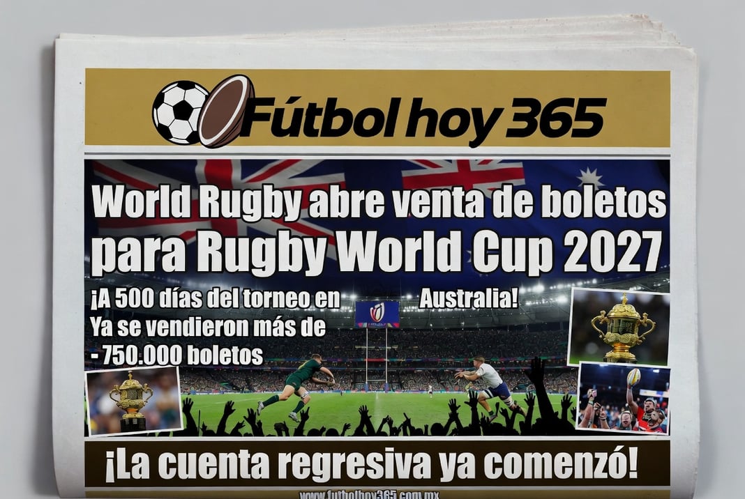 World Rugby abre venta de boletos para Rugby World Cup 2027
