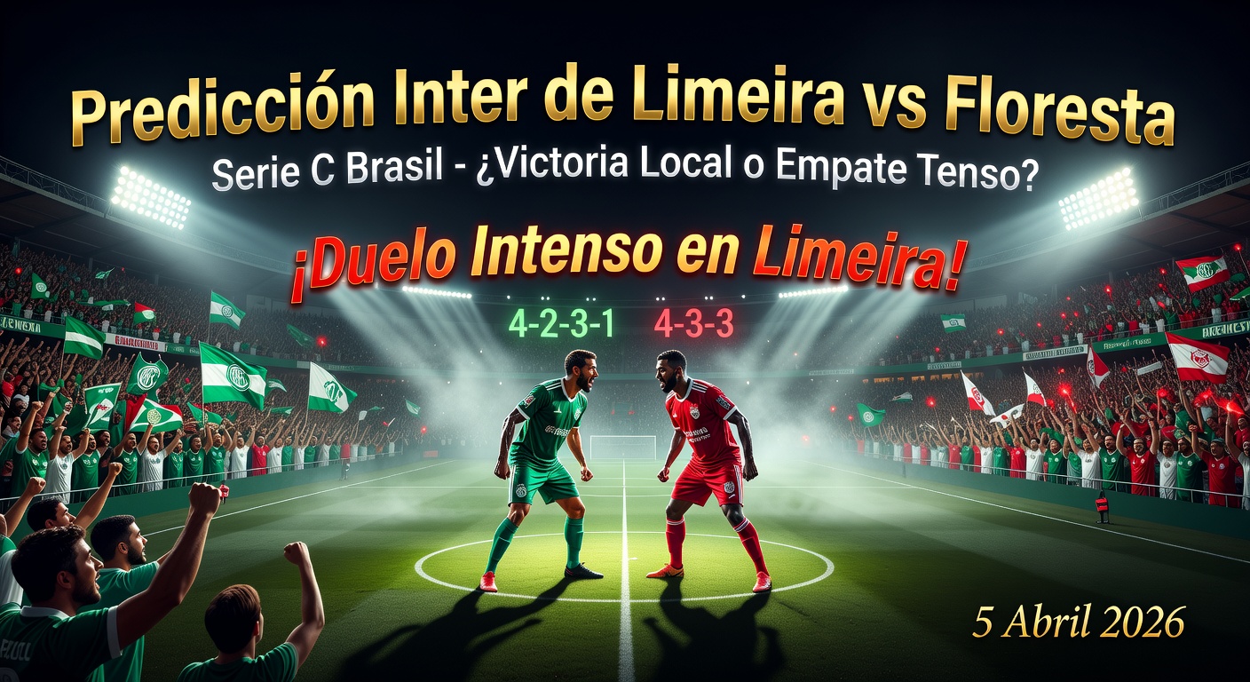 Inter De Limeira vs Floresta Pronóstico / Prediction