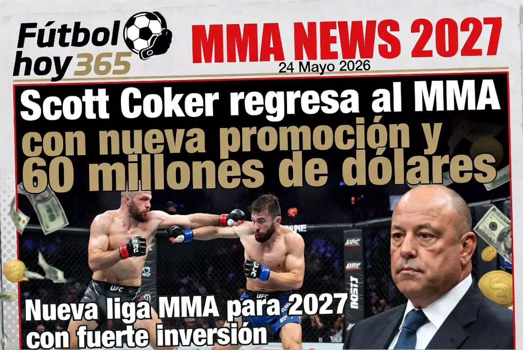 Scott Coker regresa al MMA con nueva promoción y 60 millones de dólares