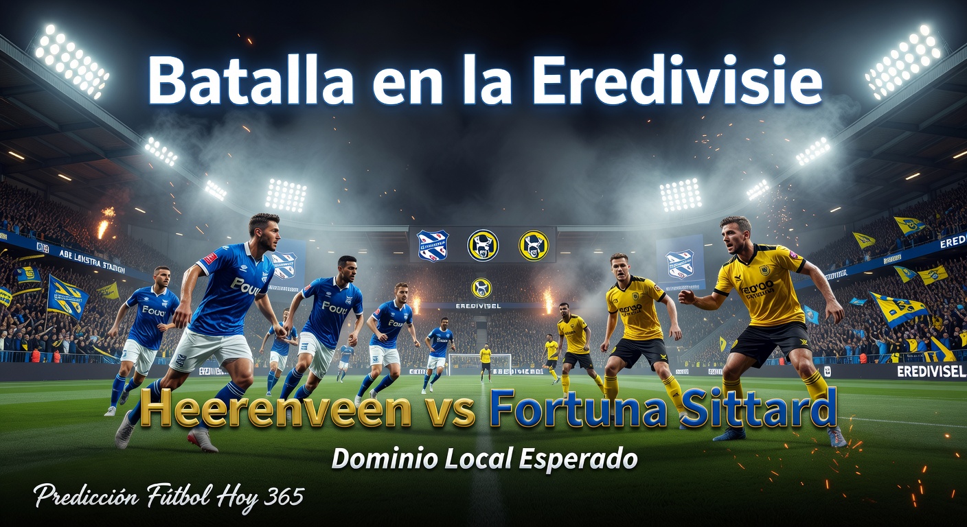 Heerenveen vs Fortuna Sittard Pronóstico / Prediction