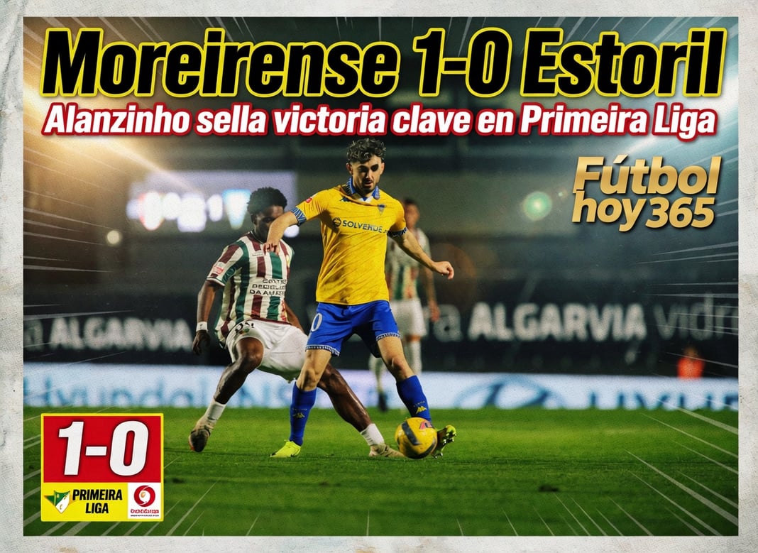 Moreirense 1-0 Estoril Alanzinho sella victoria clave en Primeira Liga