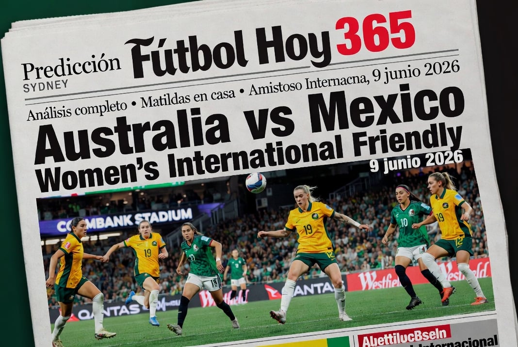 Predicción Australia vs Mexico Women's International Friendly 9 junio 2026