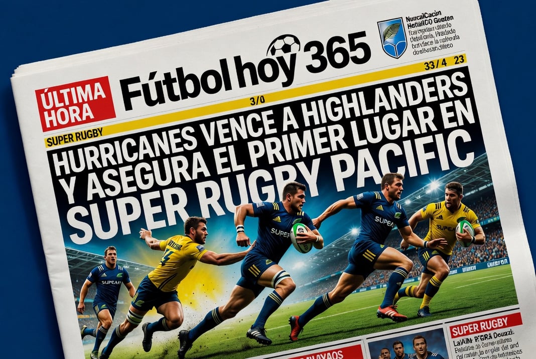 Hurricanes vence a Highlanders y asegura el primer lugar en Super Rugby Pacific