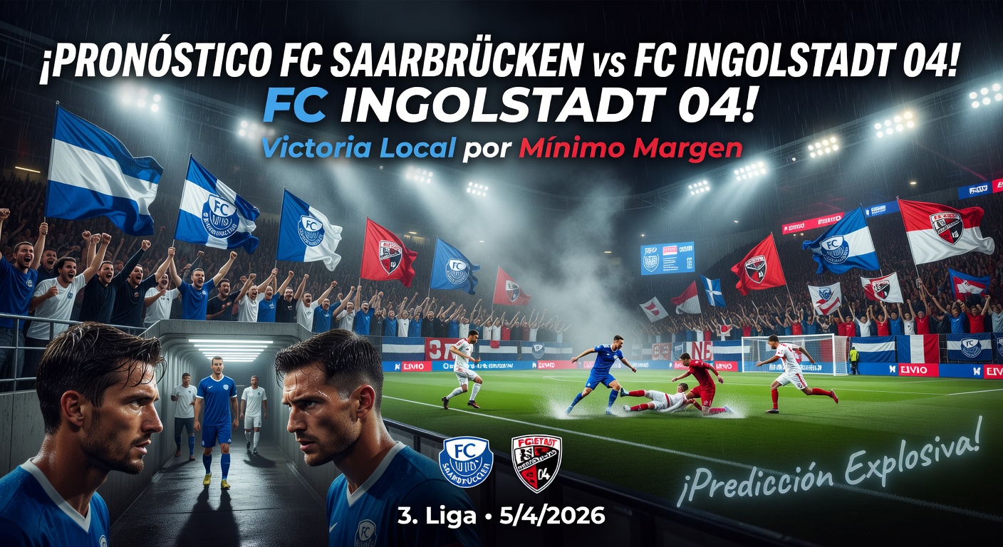FC Saarbrücken vs FC Ingolstadt 04 Pronóstico / Prediction