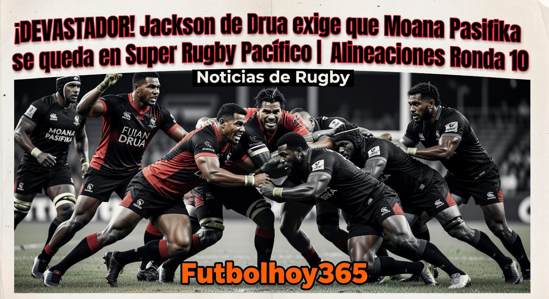 ‘Devastador’: Entrenador de Fijian Drua Glen Jackson respalda permanencia de Moana Pasifika en Super Rugby Pacífico | Alineaciones Ronda 10