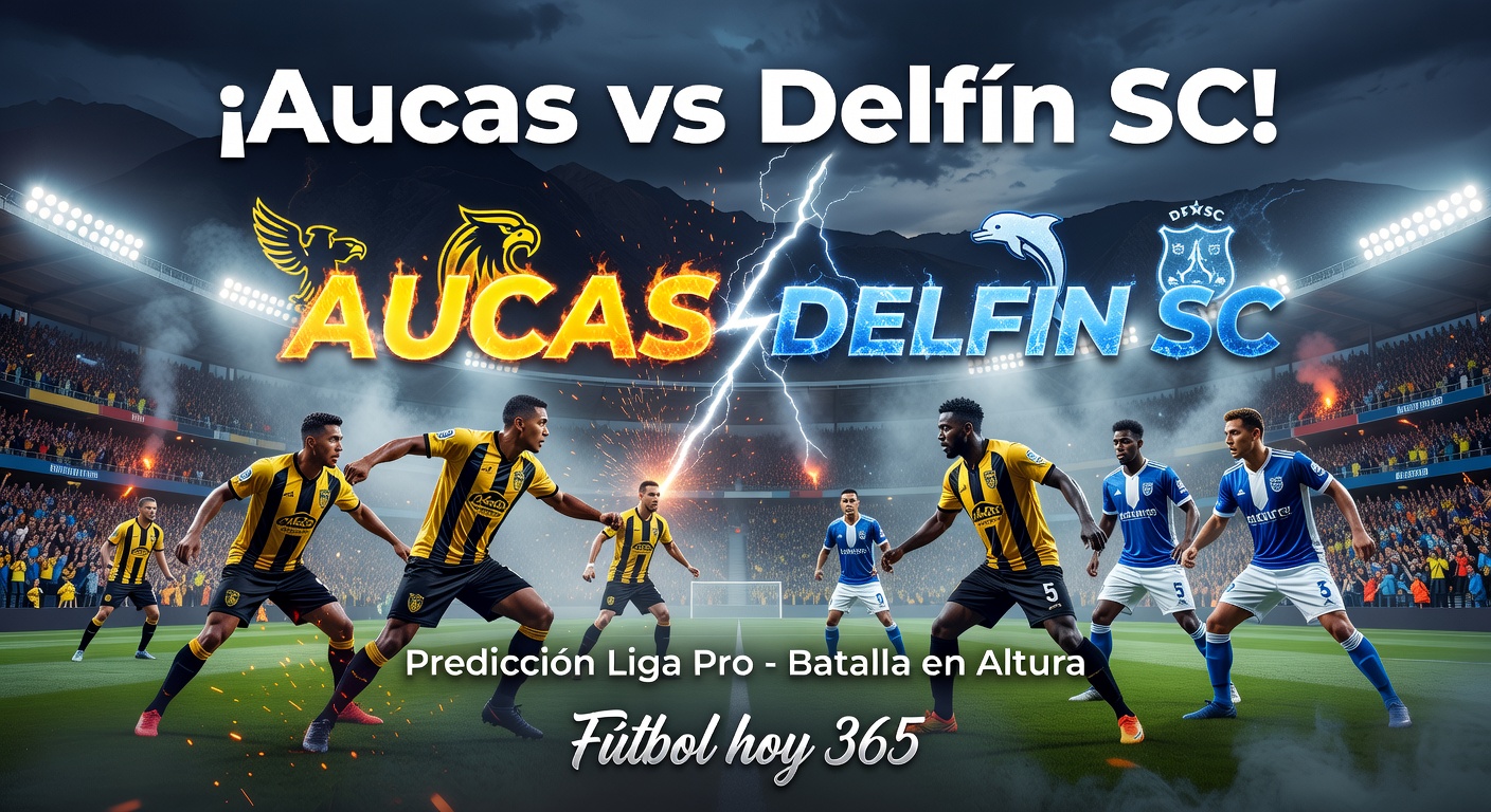 Aucas vs Delfin SC Pronóstico / Prediction