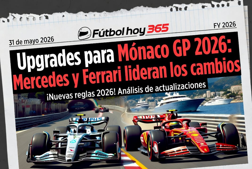 Upgrades para Mónaco GP 2026 Mercedes y Ferrari lideran los cambios