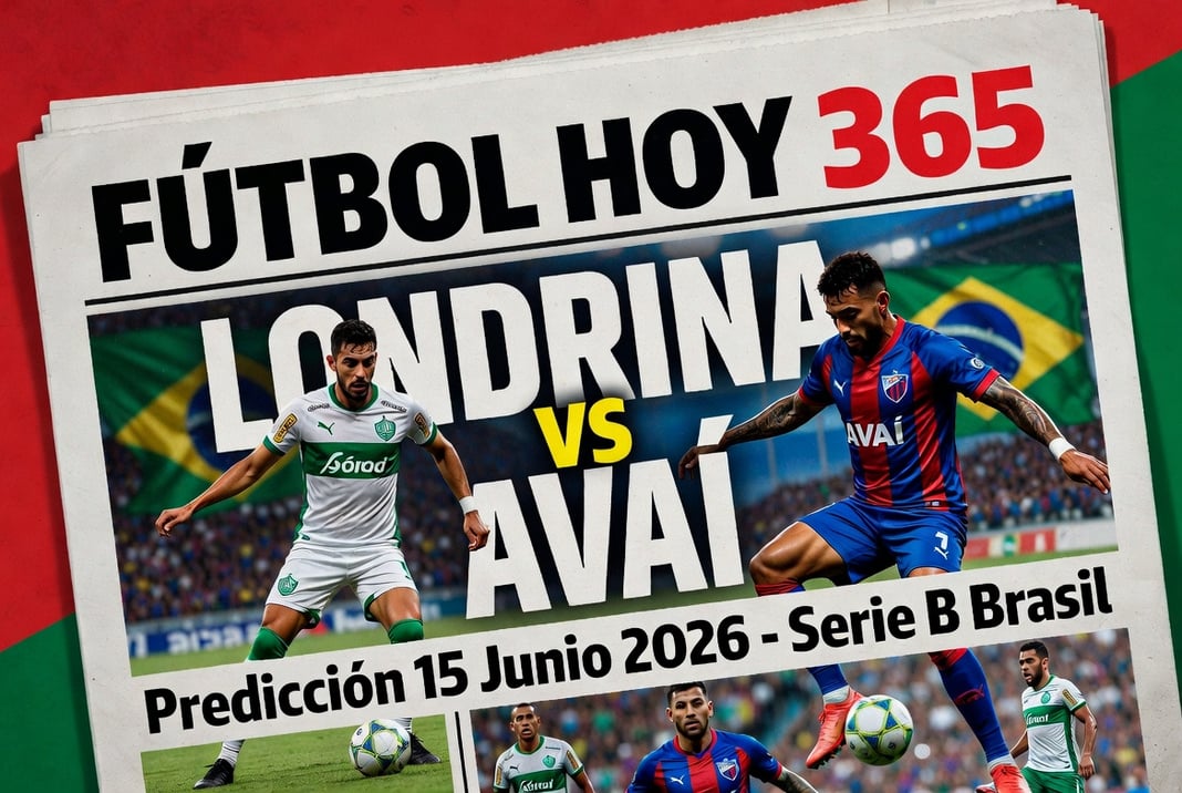 Londrina vs Avai Prediccion 15 Junio 2026 Serie B Brasil