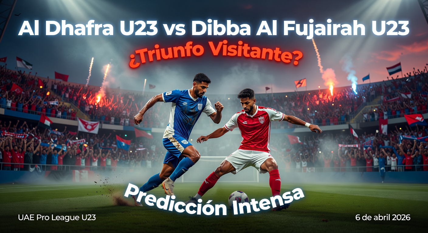 Al Dhafra U23 vs Dibba Al Fujairah U23 Pronóstico / Prediction