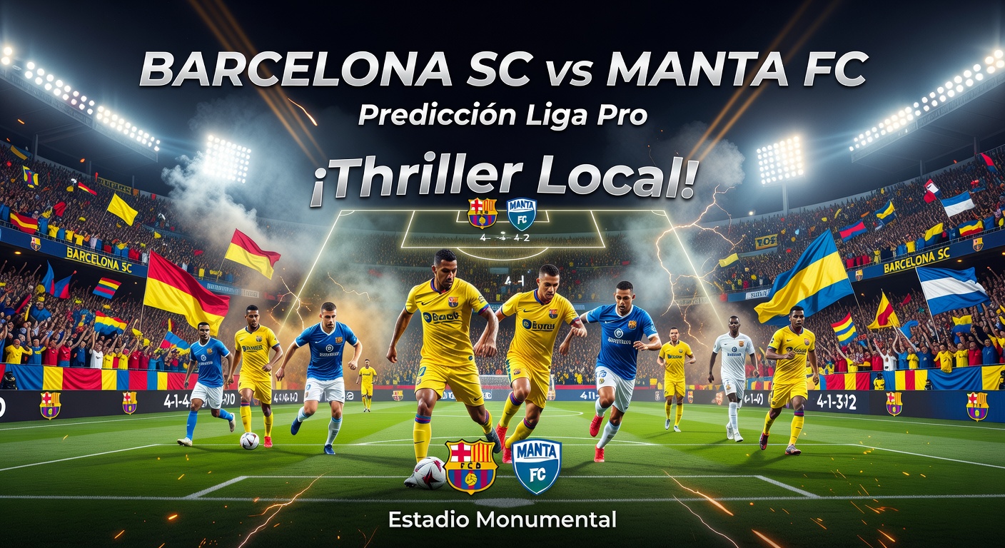 Barcelona SC vs Manta FC Pronóstico / Prediction