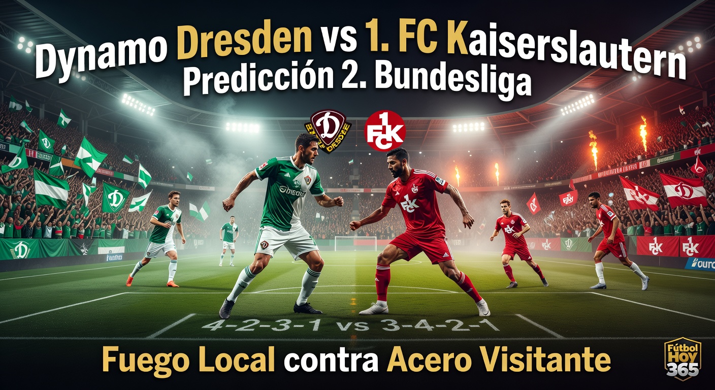 Dynamo Dresden vs 1. FC Kaiserslautern Pronóstico / Prediction