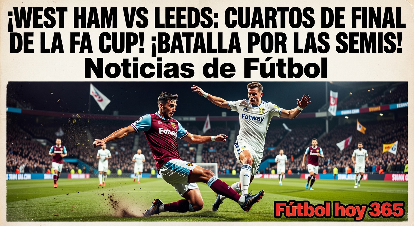 West Ham United vs Leeds United in FA Cup Quarter-final (BBC Sport)