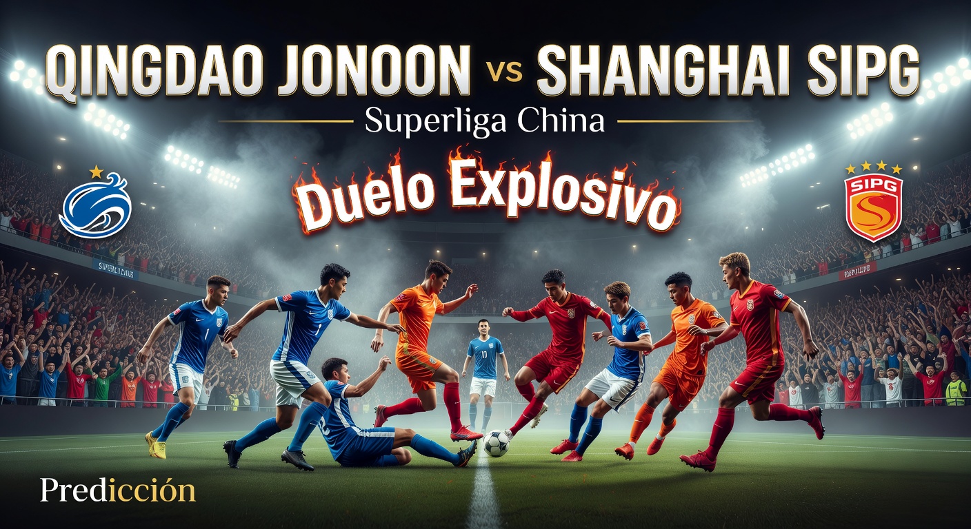 Qingdao Jonoon vs SHANGHAI SIPG Pronóstico / Prediction