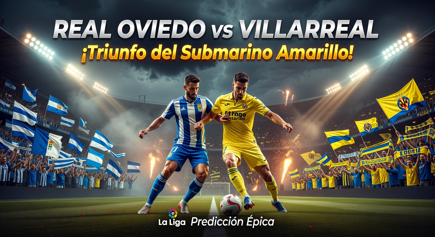 Oviedo vs Villarreal Pronóstico / Prediction