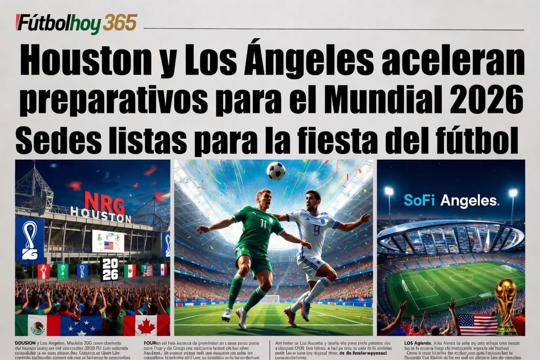 Houston y Los Ángeles aceleran preparativos para el Mundial 2026 sedes listas para la fiesta del fútbol