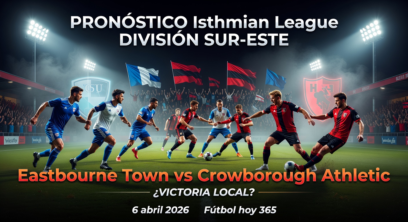 Eastbourne Town vs Crowborough Athletic Pronóstico / Prediction