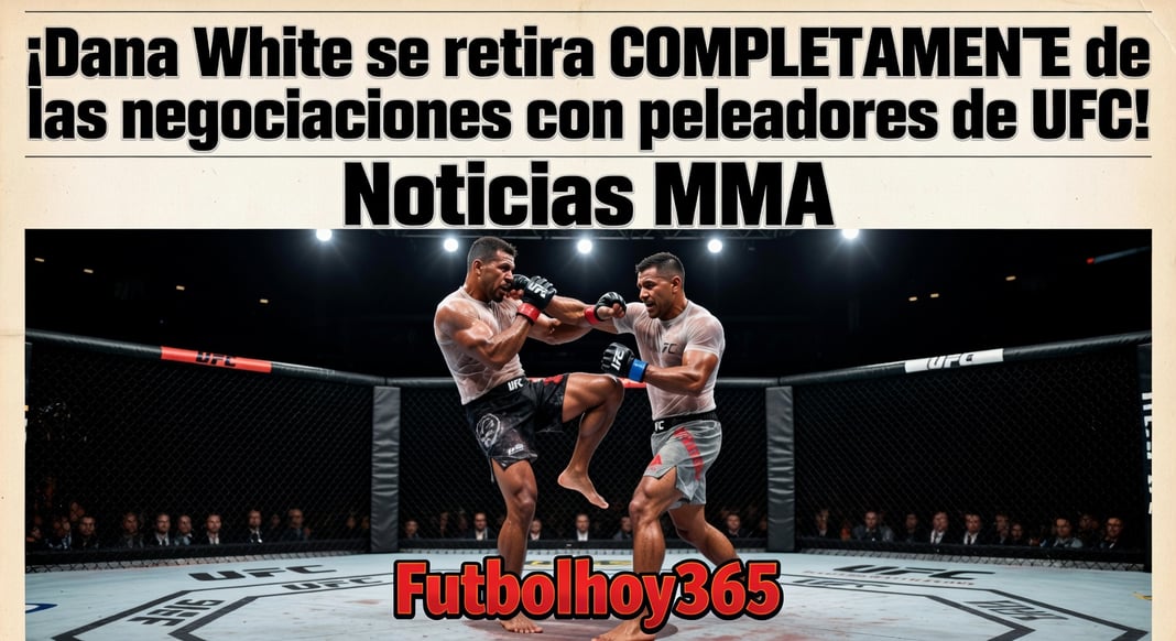 Dana White explica por qué se retiró completamente de las negociaciones con peleadores de UFC