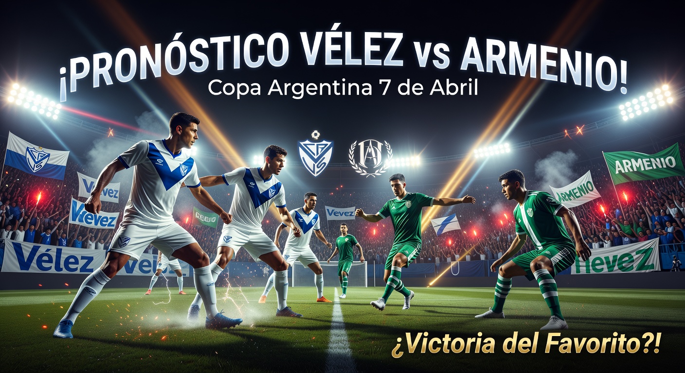 Velez Sarsfield vs Deportivo Armenio Pronóstico / Prediction
