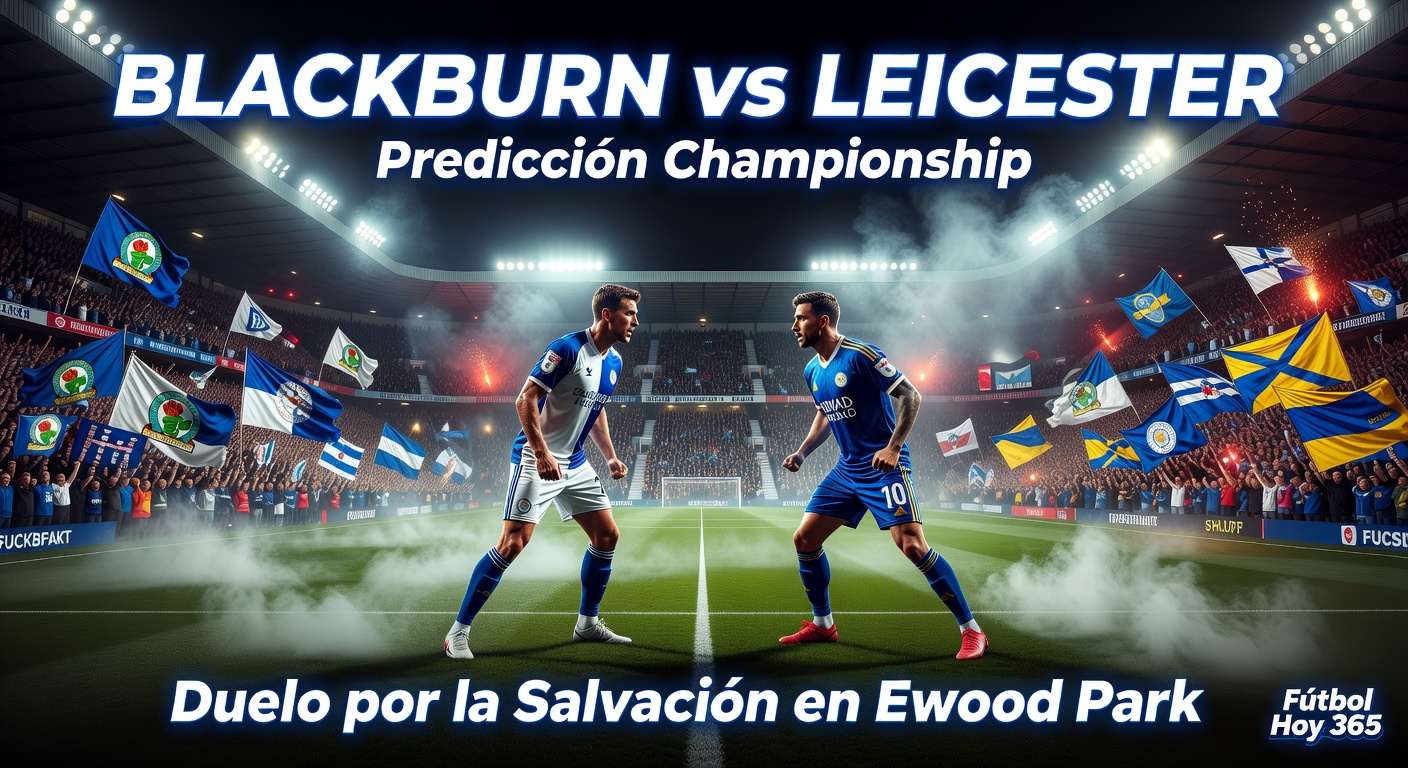 Blackburn vs Leicester Pronóstico / Prediction