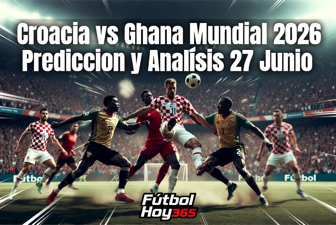 Croacia vs Ghana Mundial 2026 Prediccion y Analisis 27 Junio