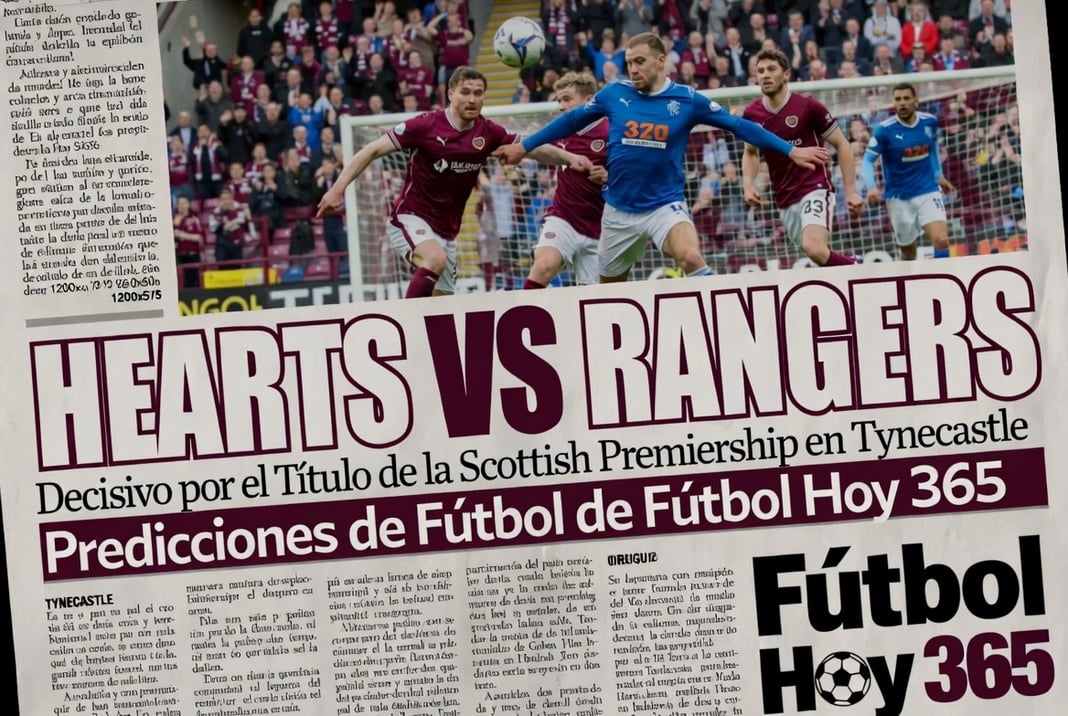Hearts vs Rangers Decisivo por el Título de la Scottish Premiership en Tynecastle – Predicciones de Fútbol de Fútbol Hoy 365