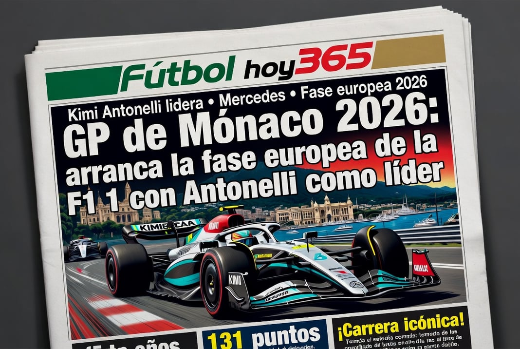 GP de Mónaco 2026 arranca la fase europea de la F1 con Antonelli como líder