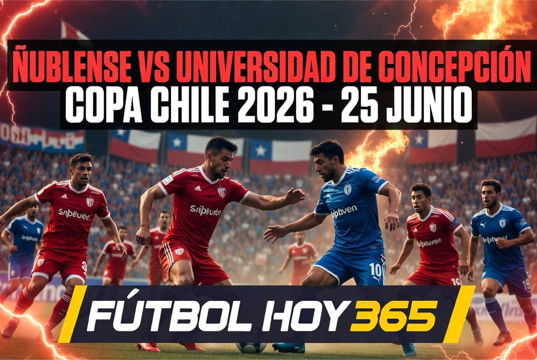 Ñublense vs Universidad de Concepción Copa Chile 2026 25 Junio