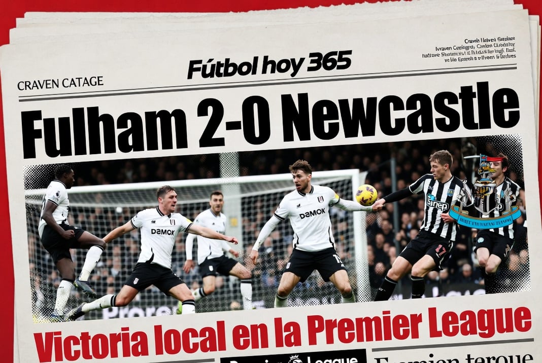 Fulham 2-0 Newcastle Victoria local en la Premier League