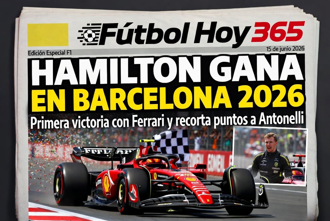 Resultado GP Barcelona 2026 Hamilton Gana su Primera Carrera con Ferrari y Recorta Puntos a Antonelli