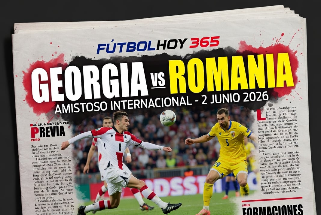 Georgia vs Romania Amistoso Internacional 2 Junio 2026