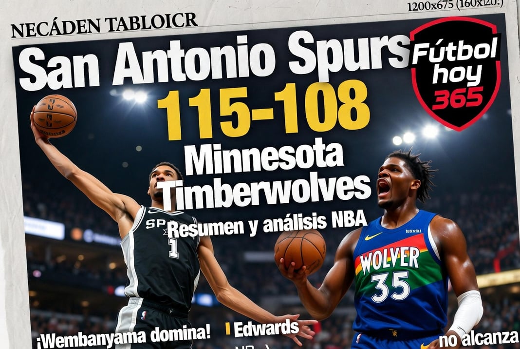 San Antonio Spurs 115-108 Minnesota Timberwolves Resumen y análisis NBA