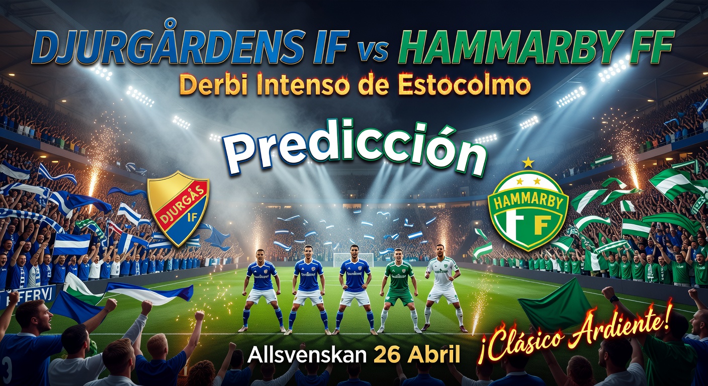 Djurgardens IF vs Hammarby FF Pronóstico / Prediction